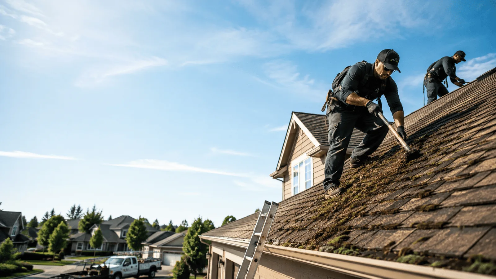 Roof Moss Removal in Oscoda, MI near me